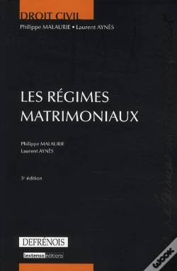 Capa do artigo Droit Civil. Les Regimes Matrimoniaux. 3