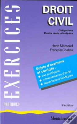 Capa do artigo Droit Civil - Obligations, Droits Reels Principaux