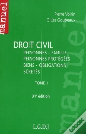 Capa do artigo Droit Civil T.1 (31e Édition)