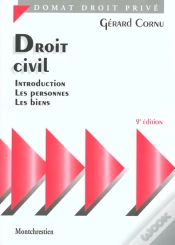 Capa do artigo Droit Civil T.1 Introduction, Les Personnes, Les Biens