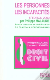 Capa do artigo Droit Civil T.2 ; Les Personnes Les Incapacites ; 5e Edition