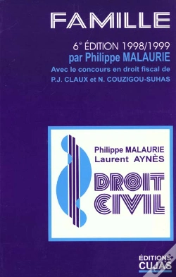Capa do artigo Droit Civil T.3 ; La Famille ; 6e Edition