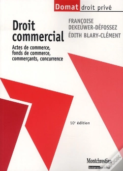 Capa do artigo Droit Commercial. Actes De Commerce, Fon