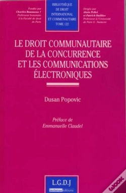 Capa do artigo Droit Communautaire De La Concurrence Et Les Communications Électroniques
