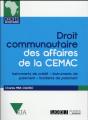 Droit Communautaire Des Affaires De La Cemac - Preview