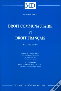 Capa do artigo Droit Communautaire Et Droit Français