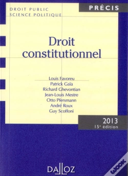 Capa do artigo Droit Constitutionnel 2013 - 15e Edition