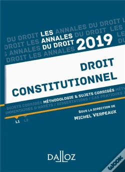 Capa do artigo Droit Constitutionnel 2019. Methodologie & Sujets Corriges