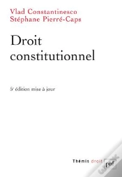 Capa do artigo Droit Constitutionnel (5e. Édition)