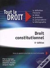 Capa do artigo Droit Constitutionnel 5eme Edition