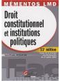 Droit Constitutionnel Et Institutions Politiques (11e Édition) - Preview