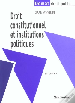 Capa do artigo Droit Constitutionnel Et Institutions Politiques ; 17e Edition