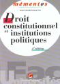Droit Constitutionnel Et Institutions Politiques ; 4e Edition - Preview
