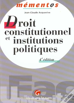 Capa do artigo Droit Constitutionnel Et Institutions Politiques ; 4e Edition