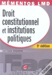 Capa do artigo Droit Constitutionnel Et Institutions Politiques