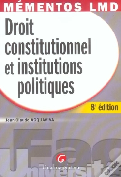 Capa do artigo Droit Constitutionnel Et Institutions Politiques