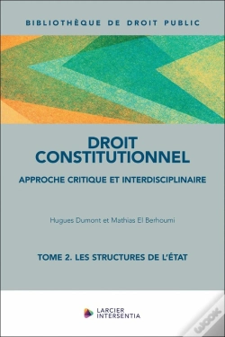 Capa do artigo Droit Constitutionnel Tome 2 : Les Structures De L'État