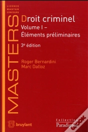 Capa do artigo Droit Criminel 1
