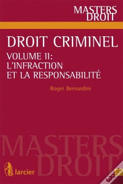 Capa do artigo Droit Criminel 2 Volume Ii: L'Infraction Et La Responsabilite