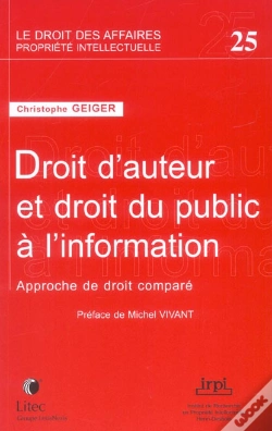 Capa do artigo Droit D'Auteur Et Droit Du Public A L'Information