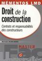 Droit De La Construction ; Contrats Et Responsabilités Des Constructeurs - Preview