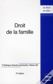 Droit De La Famille (3e Édition)