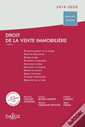 Droit De La Vente Immobilière (Édition 2018/2019) (7e Édition)