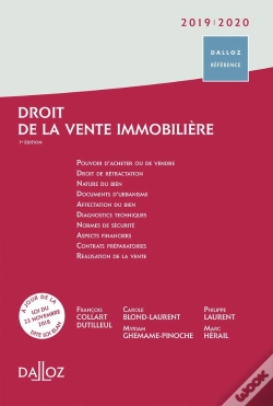 Capa do artigo Droit De La Vente Immobilière (Édition 2018/2019) (7e Édition)