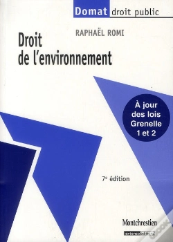 Capa do artigo Droit De L'Environnement, 7 Eme Edition