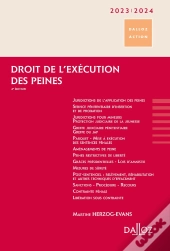Droit De L'Exécution Des Peines (Édition 2021/2022)