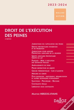 Capa do artigo Droit De L'Exécution Des Peines (Édition 2021/2022)