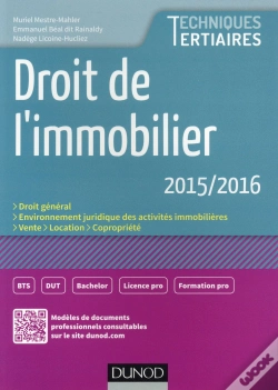 Capa do artigo Droit De L'Immobilier (Édition 2016)