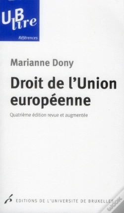 Capa do artigo Droit De L'Union Europeenne 4  Edition Revue Et Augmentee