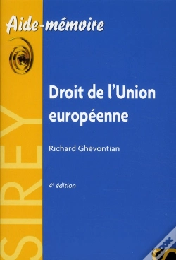 Capa do artigo Droit De L'Union Européenne (4e Édition)