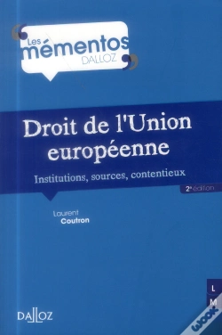 Capa do artigo Droit De L'Union Européenne ; Institutions, Sources, Contentieux (2e Édition)