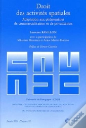 Droit Des Activités Spatiales ; Adaptation Aux Phénomènes De Commercialisation Et De Privatisation