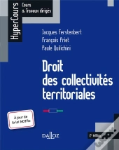 Droit Des Collectivites Territoriales - 2e Edition