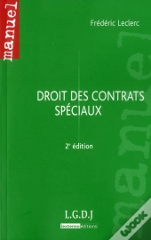 Droit Des Contrats Speciaux,2eme Edition