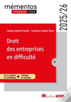 Capa do artigo Droit Des Entreprises En Difficulté : Un Cours Clair, Structuré Et Accessible Pour L'Étudiant (Édition 2025/2026)