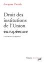 Droit Des Institutions De L'Union Europeenne (3ed) - Preview