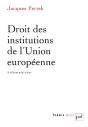 Droit Des Institutions De L'Union Europeenne (4ed) - Preview