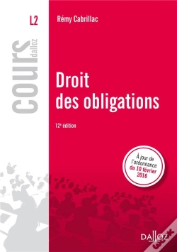 Capa do artigo Droit Des Obligations (12e Édition)