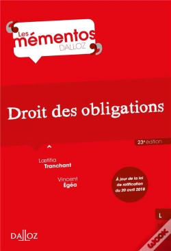 Capa do artigo Droit Des Obligations - 23e Ed.