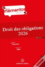 Capa do artigo Droit Des Obligations (Édition 2026)