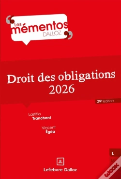 Capa do artigo Droit Des Obligations (Édition 2026)