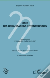Capa do artigo Droit Des Organisations Internationales ; Notes De Cours À L
