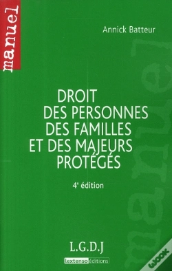 Capa do artigo Droit Des Personnes, Des Familles Et Des Majeurs Protégés (4e Édition)