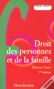 Capa do artigo Droit Des Personnes Et De La Famille ; 2e Edition