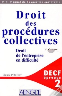 Capa do artigo Droit Des Procedures Collectives, Decf Epreuve 2