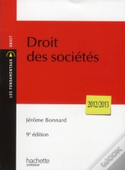 Capa do artigo Droit Des Societes 2012 2013